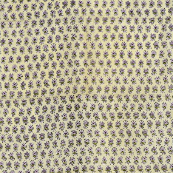 Liberty of London Yellow and Purple Paisley Silk Scarf – Classic Vintage Design - Picture 3 of 4